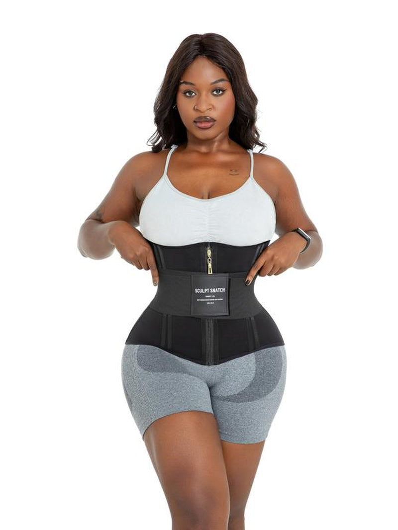Sculpt Touch 2-In-1 Waist Trainer – Double Compression, 25 Steel Bones, Postpartum & Workout Friendly