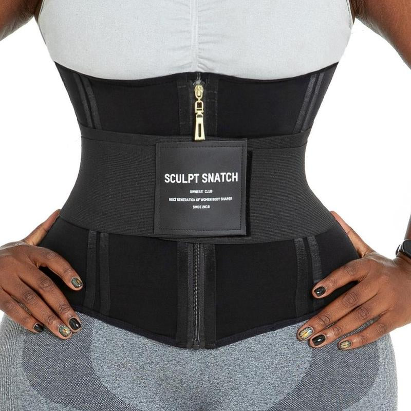 Sculpt Touch 2-In-1 Waist Trainer – Double Compression, 25 Steel Bones, Postpartum & Workout Friendly